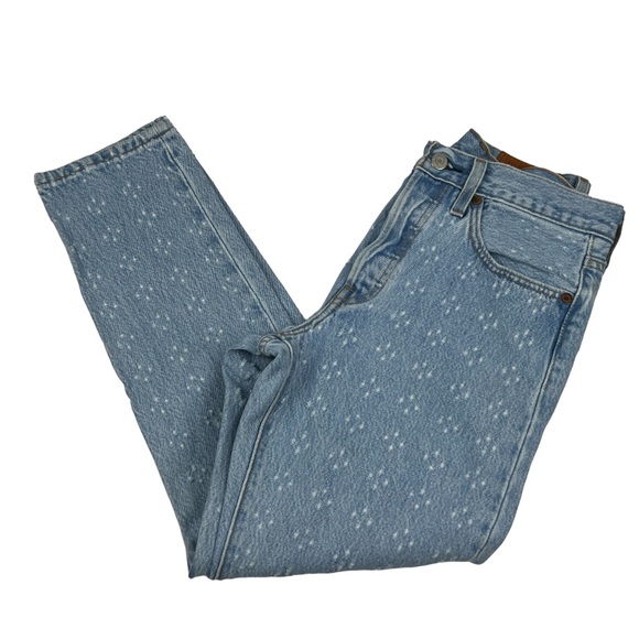 Levi’s 501 Skinny High Rise Snowflake Jeans Sz: 28W x 28L - Picture 3 of 16